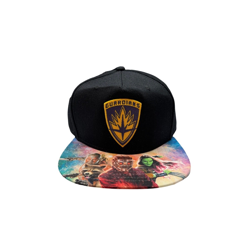 Guardians of the Galaxy Vol 2 Hat Unisex Black Sublimated Brim OSFA